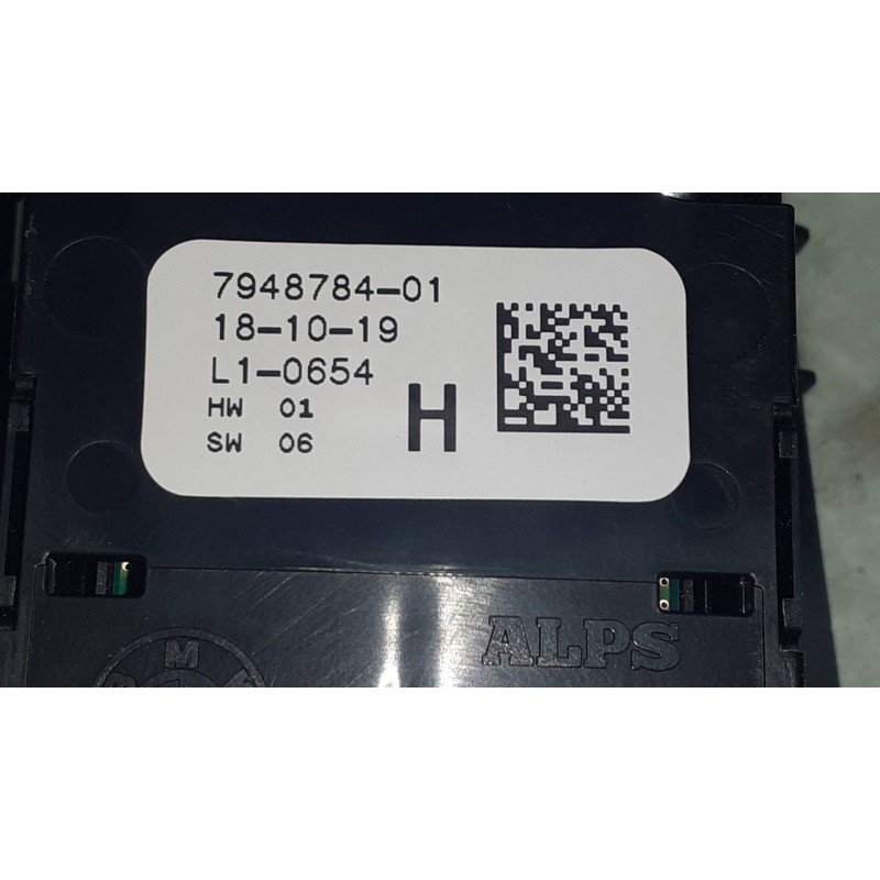 Recambio de mando elevalunas delantero izquierdo para bmw serie 1 lim. (f40) 118i referencia OEM IAM 794878401 10628510 ALPS