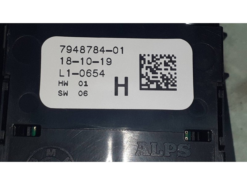 Recambio de mando elevalunas delantero izquierdo para bmw serie 1 lim. (f40) 118i referencia OEM IAM 794878401 10628510 ALPS