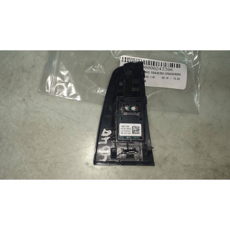 Recambio de mando elevalunas trasero izquierdo para bmw serie 1 lim. (f40) 118i referencia OEM IAM 7950756 7480261 10628510