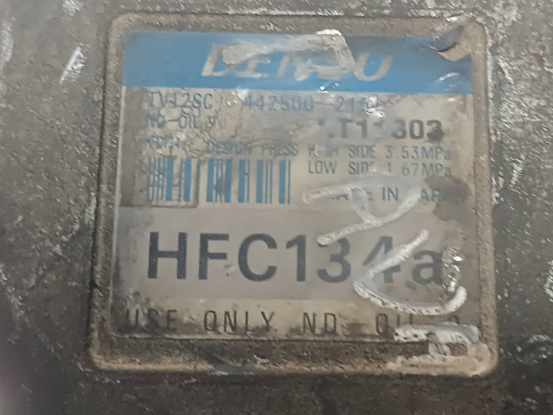 Recambio de compresor aire acondicionado para fiat brava (182) td 75 s referencia OEM IAM 442500 TV12SC DENSO