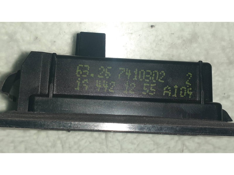 Recambio de piloto matricula para bmw serie 1 lim. (f40) 118i referencia OEM IAM 632674103022 63267410302 65203