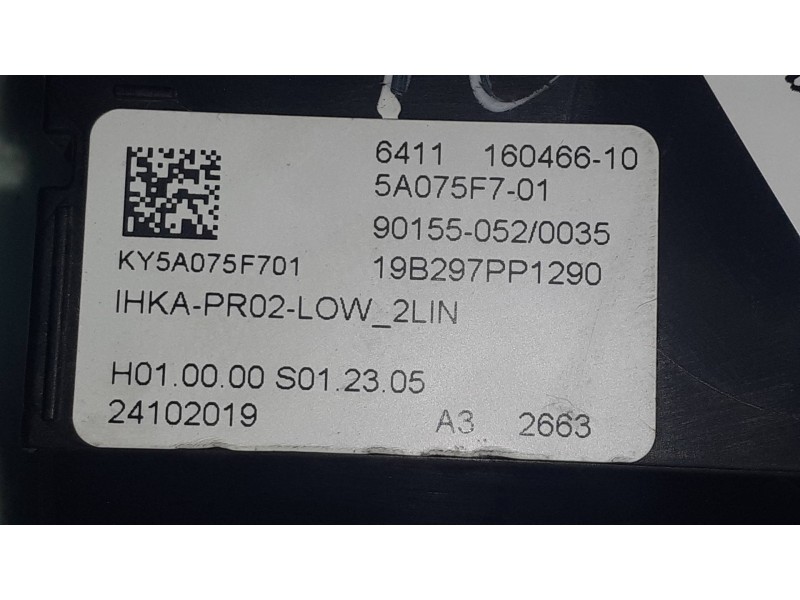 Recambio de modulo electronico para bmw serie 1 lim. (f40) 118i referencia OEM IAM 5A075F7 5A075F701 641116046610