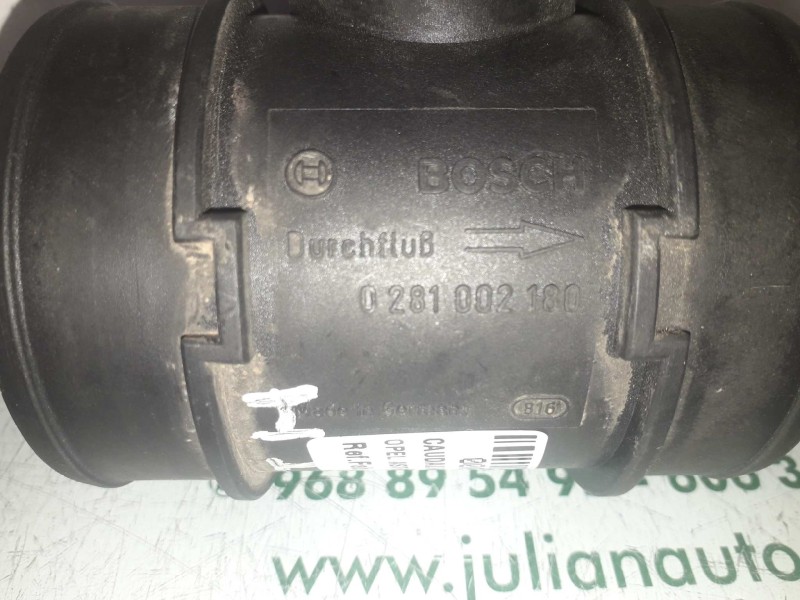 Recambio de caudalimetro para opel astra g berlina comfort referencia OEM IAM 0281002180  BOSCH