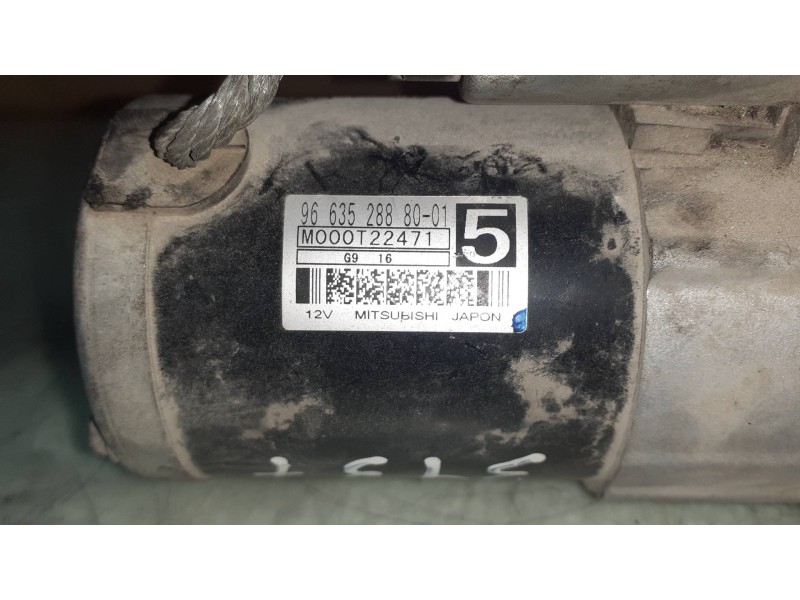 Recambio de motor arranque para citroen c4 picasso exclusive referencia OEM IAM 9663528880 966352888001 MITSUBISHI