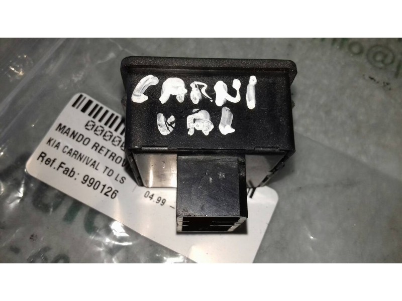 Recambio de mando retrovisor para kia carnival td ls referencia OEM IAM 990726  4+3 PINES