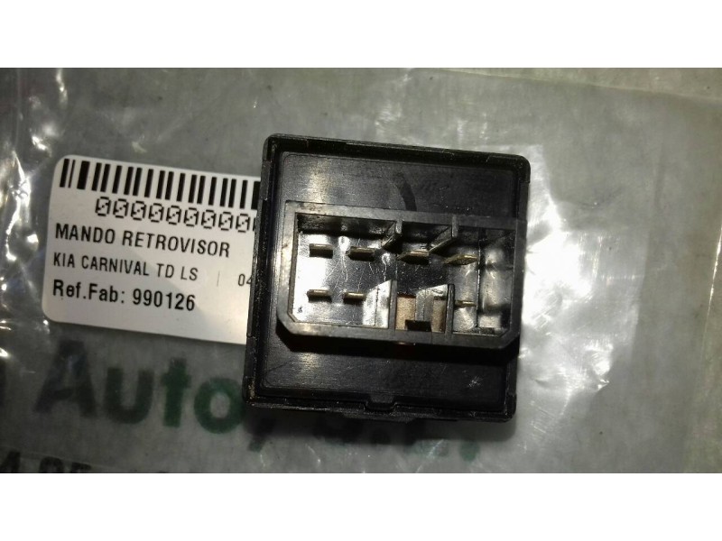 Recambio de mando retrovisor para kia carnival td ls referencia OEM IAM 990726  4+3 PINES