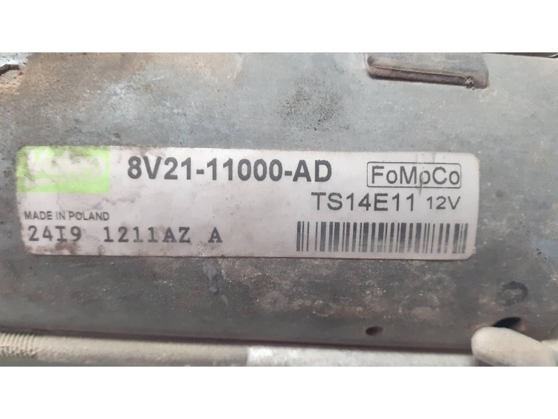 Recambio de motor arranque para ford fiesta (cb1) ambiente referencia OEM IAM 8V2111000AD TS14E11 VALEO