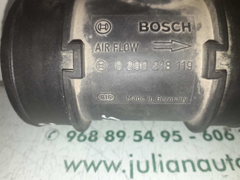 Recambio de caudalimetro para opel corsa c blue line referencia OEM IAM 0280218119  BOSCH