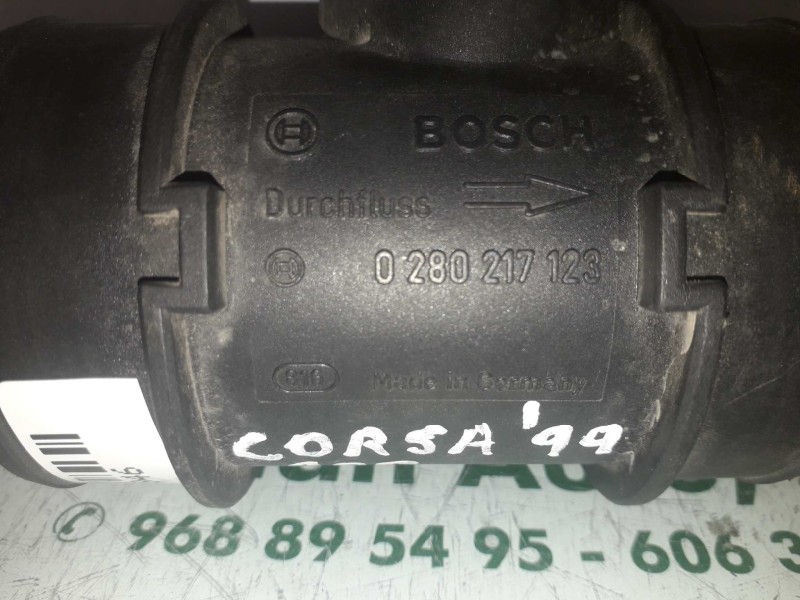 Recambio de caudalimetro para opel corsa b edition 2000 referencia OEM IAM 0280217123  BOSCH