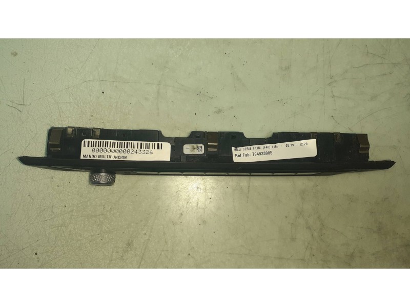 Recambio de mando multifuncion para bmw serie 1 lim. (f40) 118i referencia OEM IAM 794933905 19B271AP1027 20020110