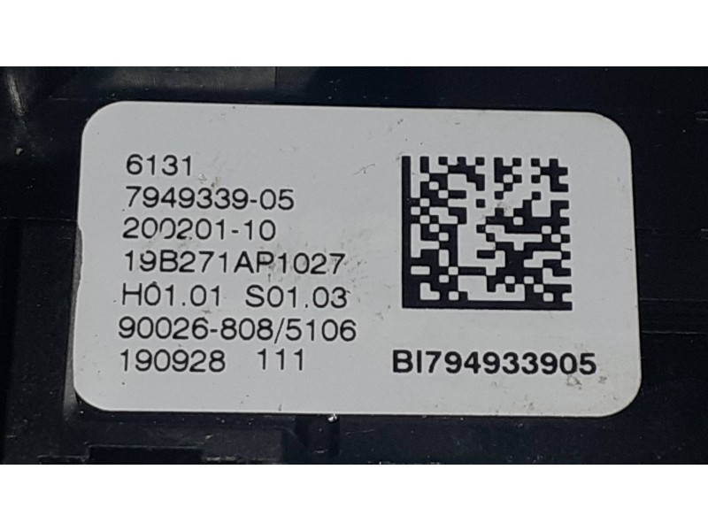 Recambio de mando multifuncion para bmw serie 1 lim. (f40) 118i referencia OEM IAM 794933905 19B271AP1027 20020110