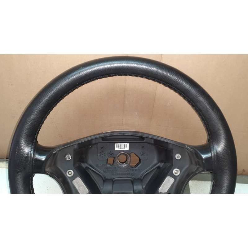 Recambio de volante para mercedes-benz clase c (w203) berlina 270 cdi (203.016) referencia OEM IAM A2034600903 A3101021 PIEL