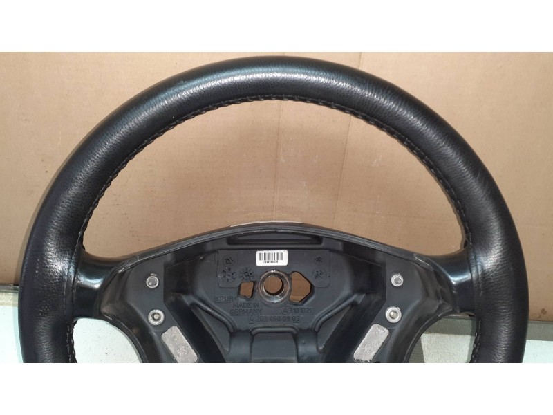 Recambio de volante para mercedes-benz clase c (w203) berlina 270 cdi (203.016) referencia OEM IAM A2034600903 A3101021 PIEL