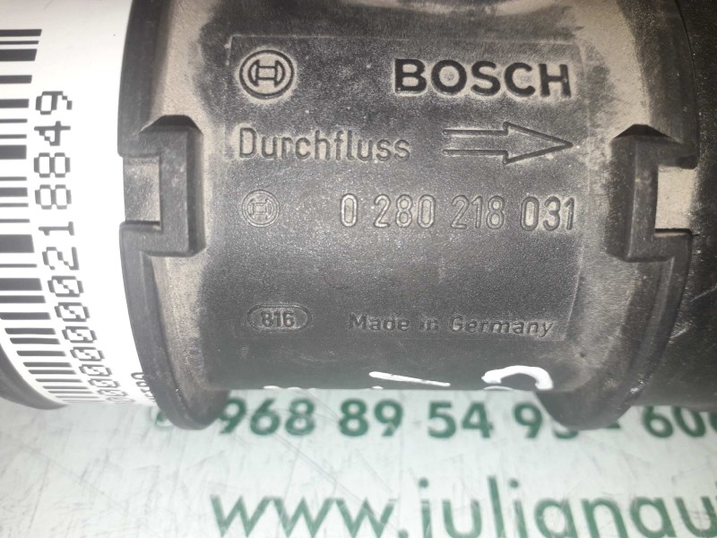 Recambio de caudalimetro para opel corsa c club referencia OEM IAM 0280218031  BOSCH