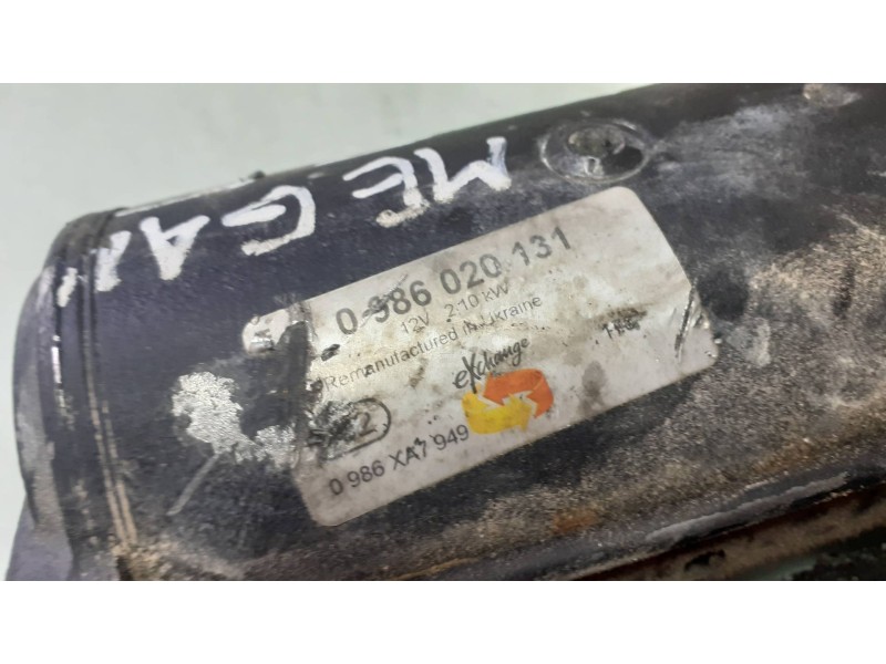 Recambio de motor arranque para renault megane ii classic berlina confort dynamique referencia OEM IAM 0986020131 0986XA7949 