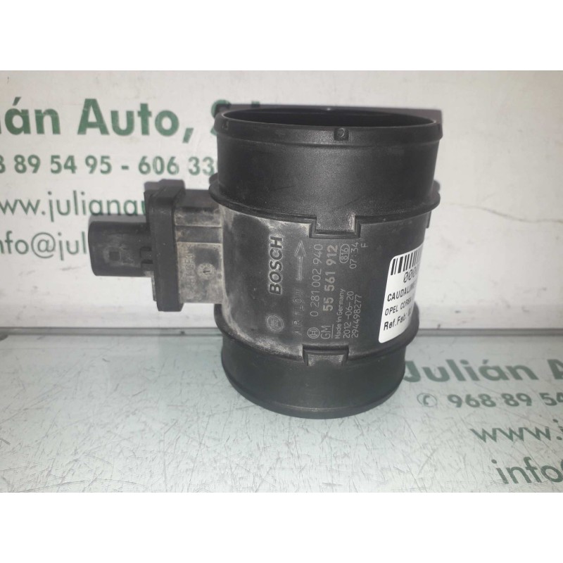 Recambio de caudalimetro para opel corsa d expression referencia OEM IAM 0281002940 55561912 BOSCH