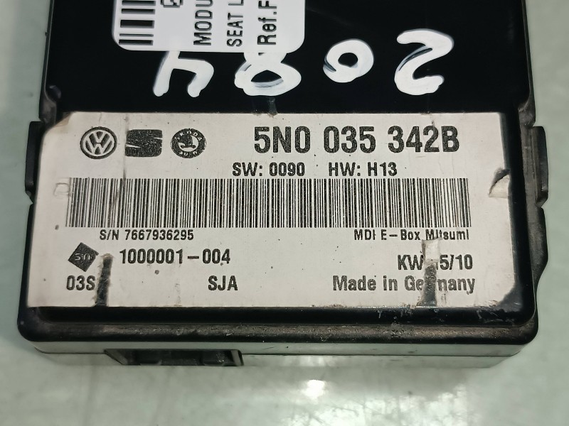 Recambio de modulo electronico para seat leon (1p1) reference copa referencia OEM IAM 5N0035342B  