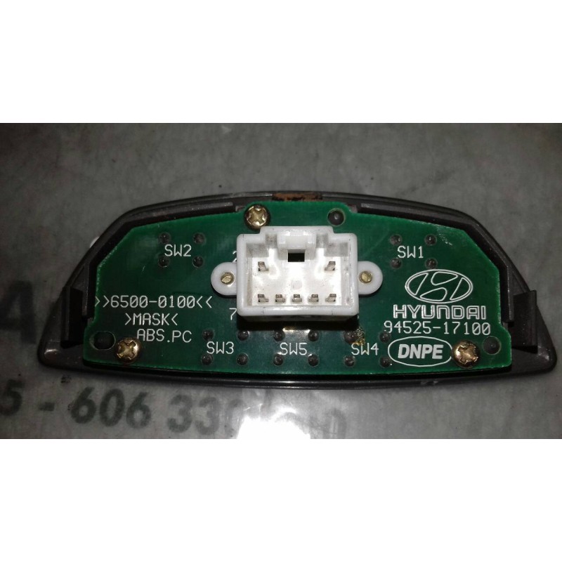 Recambio de mando multifuncion para hyundai matrix (fc) 1.5 crdi gls referencia OEM IAM 65000100 9452517100 CONTROL RELOJ