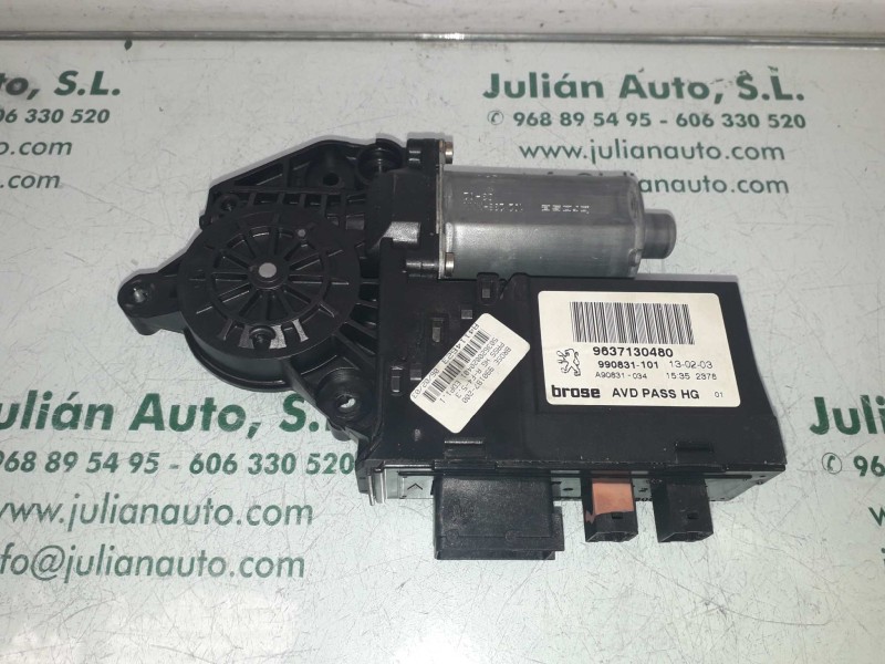Recambio de motor elevalunas delantero derecho para peugeot 307 break / sw (s1) sw referencia OEM IAM 9637130480 0130821766 
