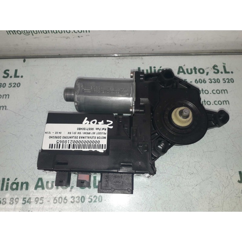 Recambio de motor elevalunas delantero derecho para peugeot 307 break / sw (s1) sw referencia OEM IAM 9637130480 0130821766 