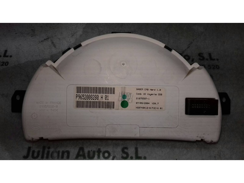 Recambio de cuadro instrumentos para citroen c2 sx referencia OEM IAM P9652008280H 216755971 216672523