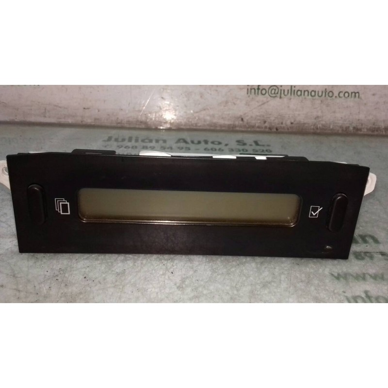 Recambio de pantalla multifuncion para citroen c2 sx referencia OEM IAM 9647409477B 216543008 SAGEM