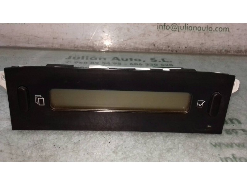 Recambio de pantalla multifuncion para citroen c2 sx referencia OEM IAM 9647409477B 216543008 SAGEM