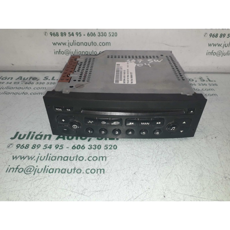 Recambio de sistema audio / radio cd para peugeot 307 break / sw (s1) sw referencia OEM IAM 96489417XT VDORD301 