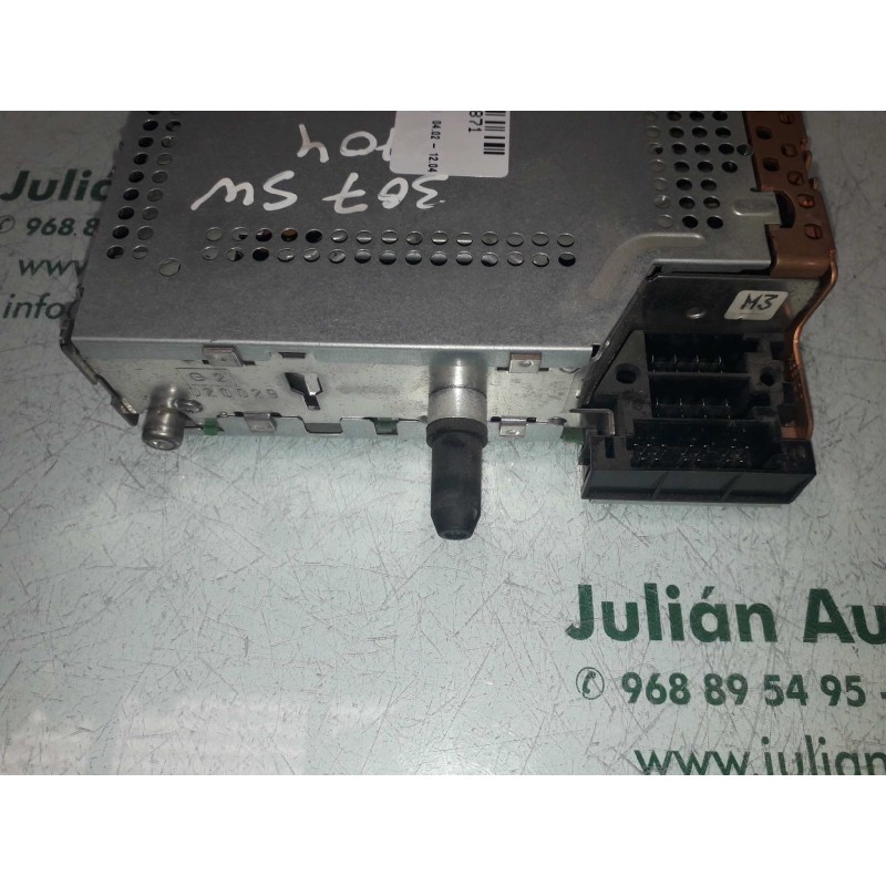 Recambio de sistema audio / radio cd para peugeot 307 break / sw (s1) sw referencia OEM IAM 96489417XT VDORD301 