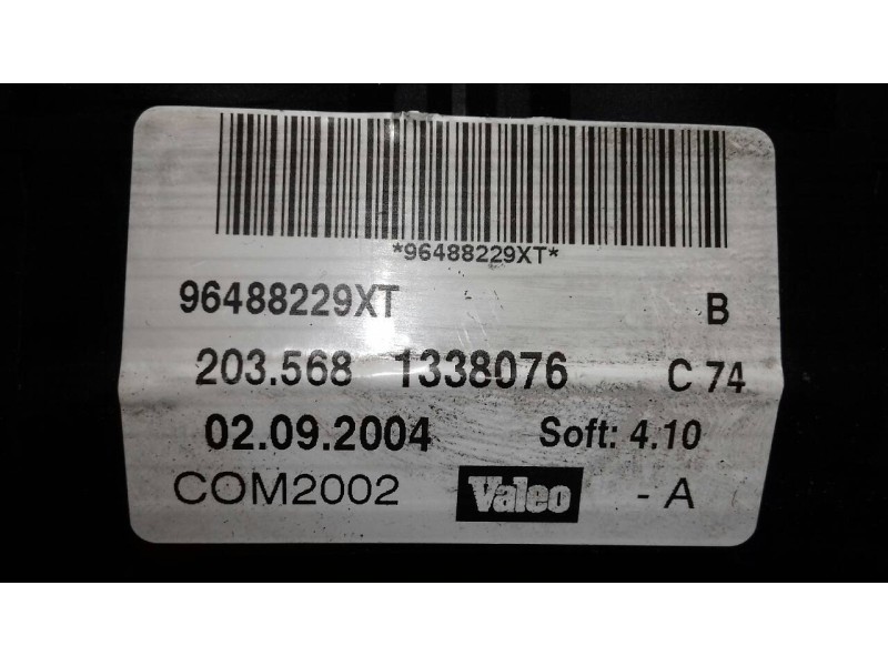 Recambio de mando luces para citroen c2 sx referencia OEM IAM 96488229XT 203568 1338076 COM2002