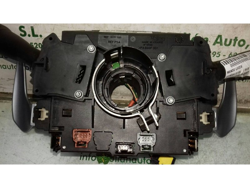 Recambio de mando luces para citroen c2 sx referencia OEM IAM 96488229XT 203568 1338076 COM2002