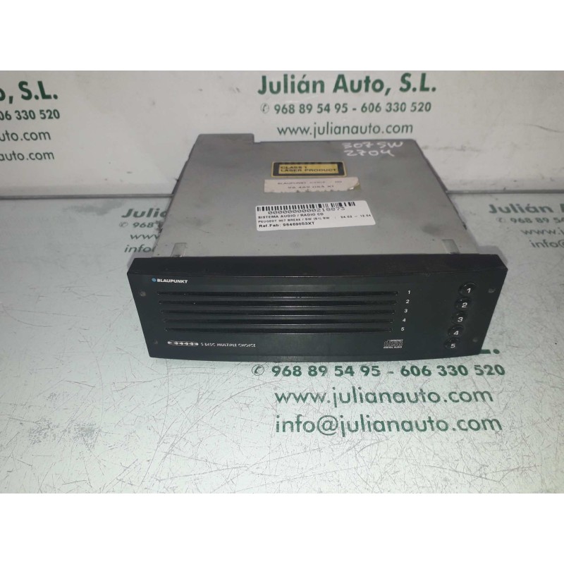 Recambio de sistema audio / radio cd para peugeot 307 break / sw (s1) sw referencia OEM IAM 96469053XT 7607769050 BLAUPUNKT