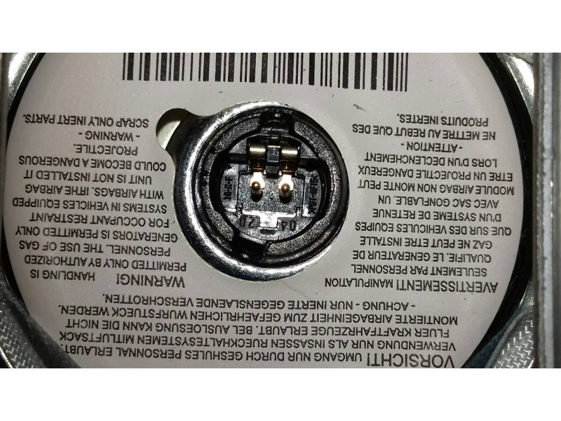 Recambio de airbag delantero izquierdo para citroen c2 sx referencia OEM IAM 96380009UD 1005227EE 2 PINES