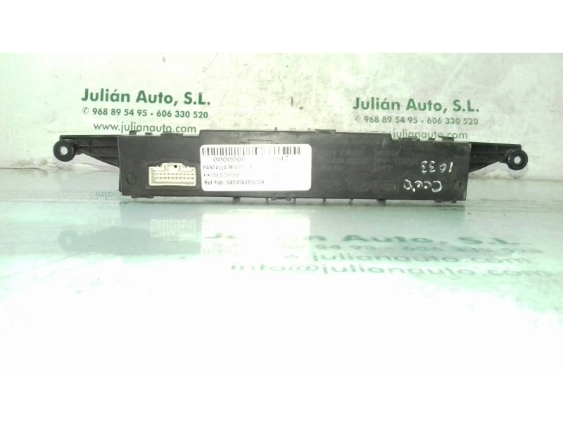 Recambio de pantalla multifuncion para kia cee´d concept referencia OEM IAM 94510A2000WK 94510A2000 10+10 PINES