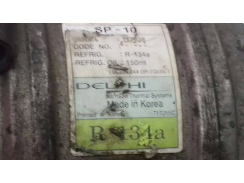 Recambio de compresor aire acondicionado para opel astra f berlina california referencia OEM IAM 717638 SP10 DELPHI
