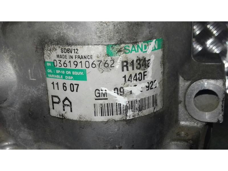 Recambio de compresor aire acondicionado para opel astra g berlina edition referencia OEM IAM SD6VBBF SD6V12 SANDEN