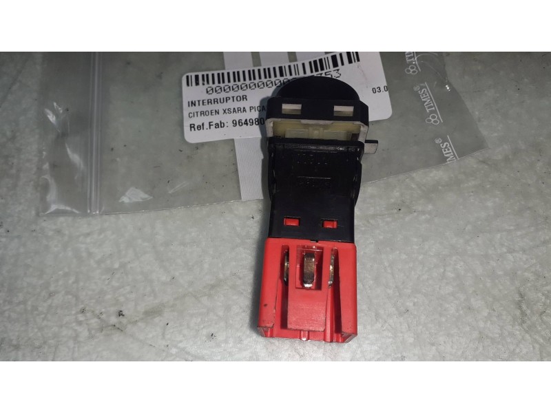 Recambio de interruptor para citroen xsara picasso 1.6 hdi 110 sx top referencia OEM IAM 9649802077 CONECTOR 6 PINES BLOQUEO