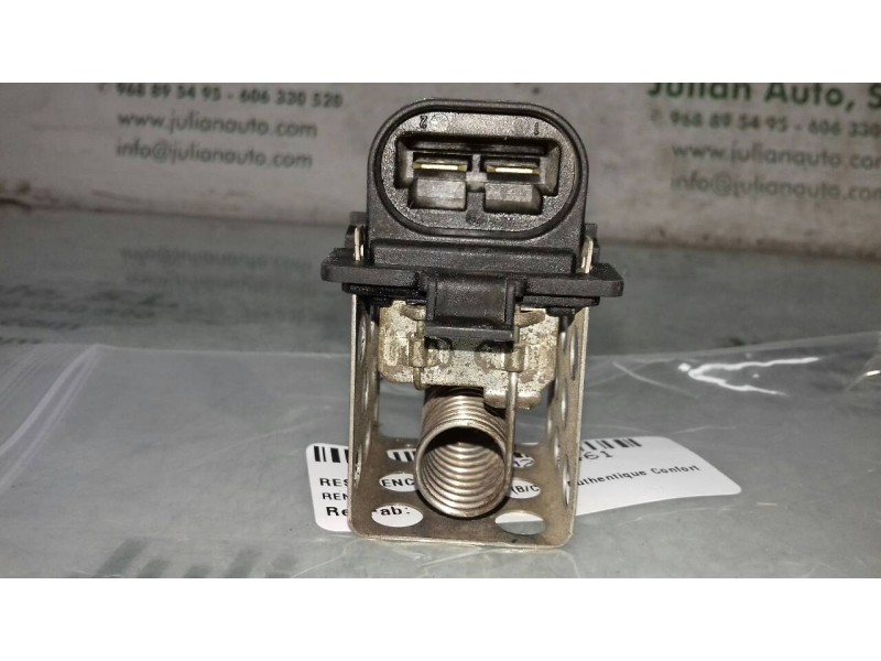 Recambio de resistencia calefaccion para renault clio ii fase ii (b/cb0) authentique confort referencia OEM IAM 8200045082  2 PI
