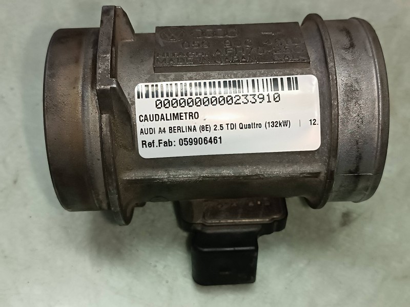Recambio de caudalimetro para audi a4 berlina (8e) 2.5 tdi quattro (132kw) referencia OEM IAM 059906461 AFH7025C HITACHI