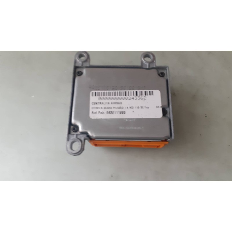 Recambio de centralita airbag para citroen xsara picasso 1.6 hdi 110 sx top referencia OEM IAM 9659111980 602327400 216196958B
