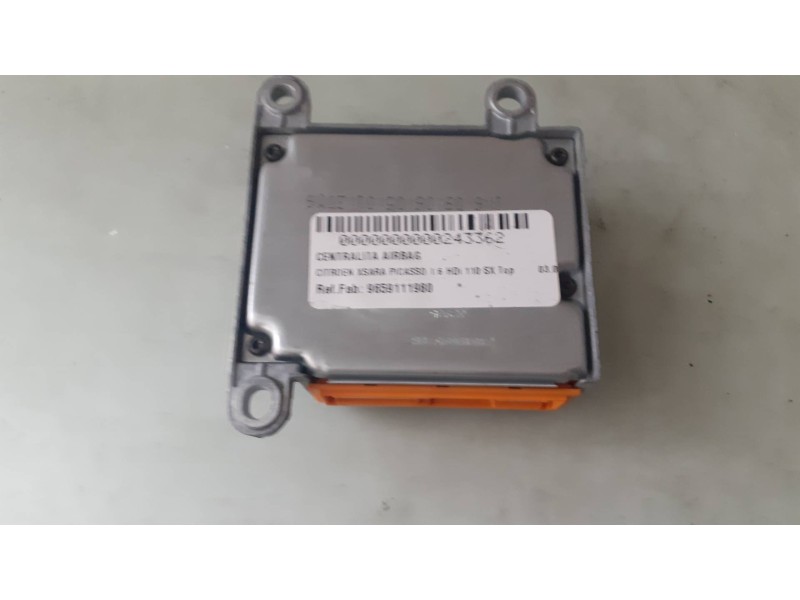Recambio de centralita airbag para citroen xsara picasso 1.6 hdi 110 sx top referencia OEM IAM 9659111980 602327400 216196958B
