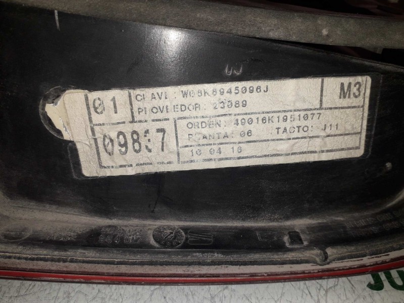 Recambio de piloto trasero izquierdo para seat ibiza (6k1) signo referencia OEM IAM 6K6945096J 23089 EXT - ALETA