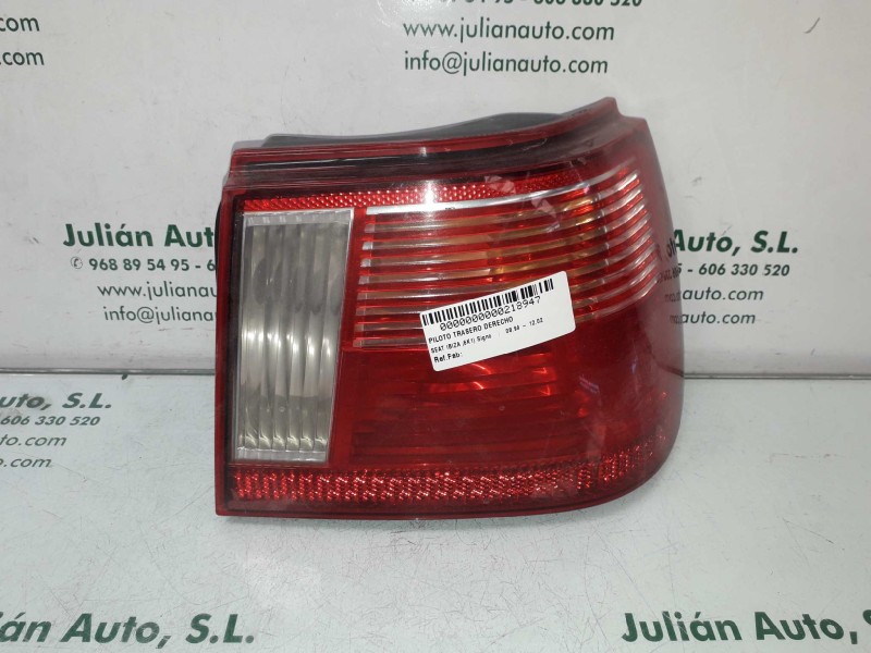 Recambio de piloto trasero derecho para seat ibiza (6k1) signo referencia OEM IAM   EXT - ALETA