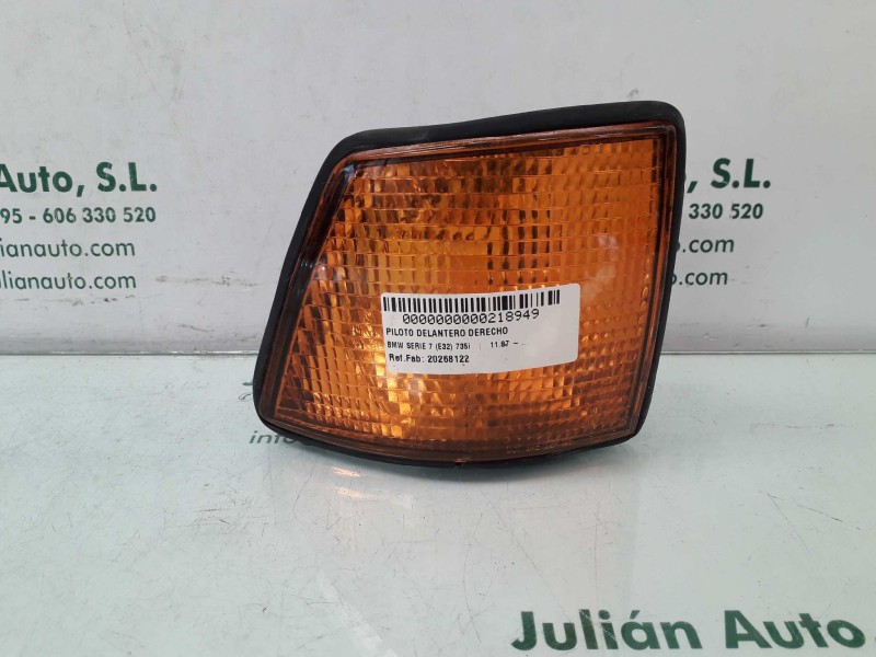 Recambio de piloto delantero derecho para bmw serie 7 (e32) 735i referencia OEM IAM 20268122 11718631B 