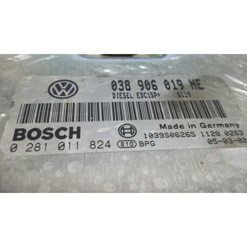 Recambio de centralita motor uce para seat ibiza (6l1) sport referencia OEM IAM 038906019NE 0281011824 KIT - BOSCH