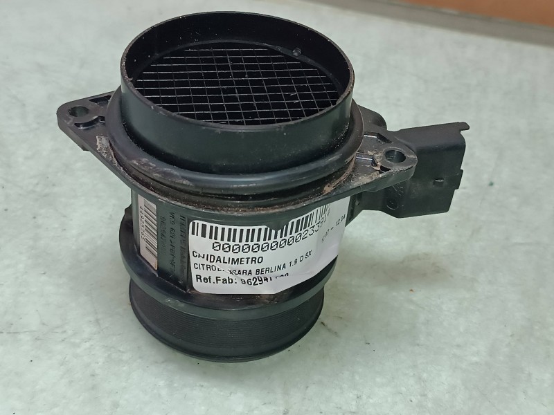 Recambio de caudalimetro para citroen xsara berlina 1.9 d sx referencia OEM IAM 9629471080 5WK9621 SIEMENS