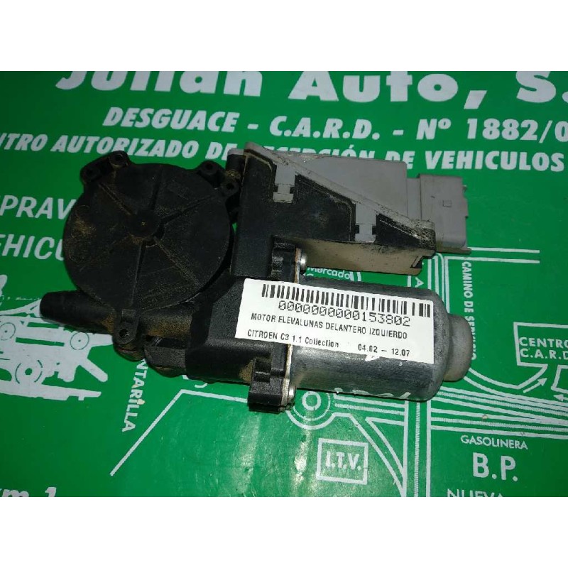 Recambio de motor elevalunas delantero izquierdo para citroen c3 1.1 collection referencia OEM IAM 400619F  