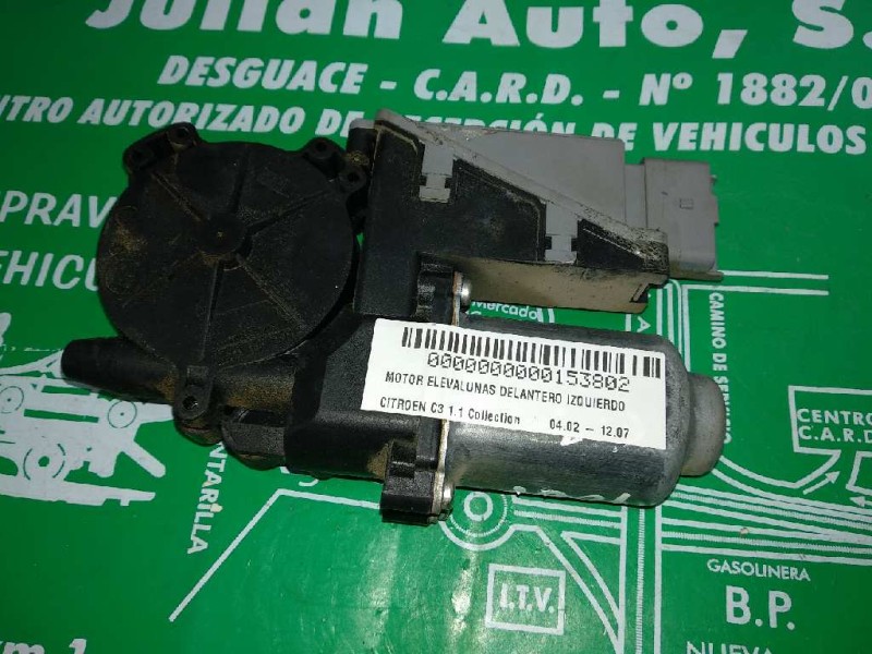 Recambio de motor elevalunas delantero izquierdo para citroen c3 1.1 collection referencia OEM IAM 400619F  