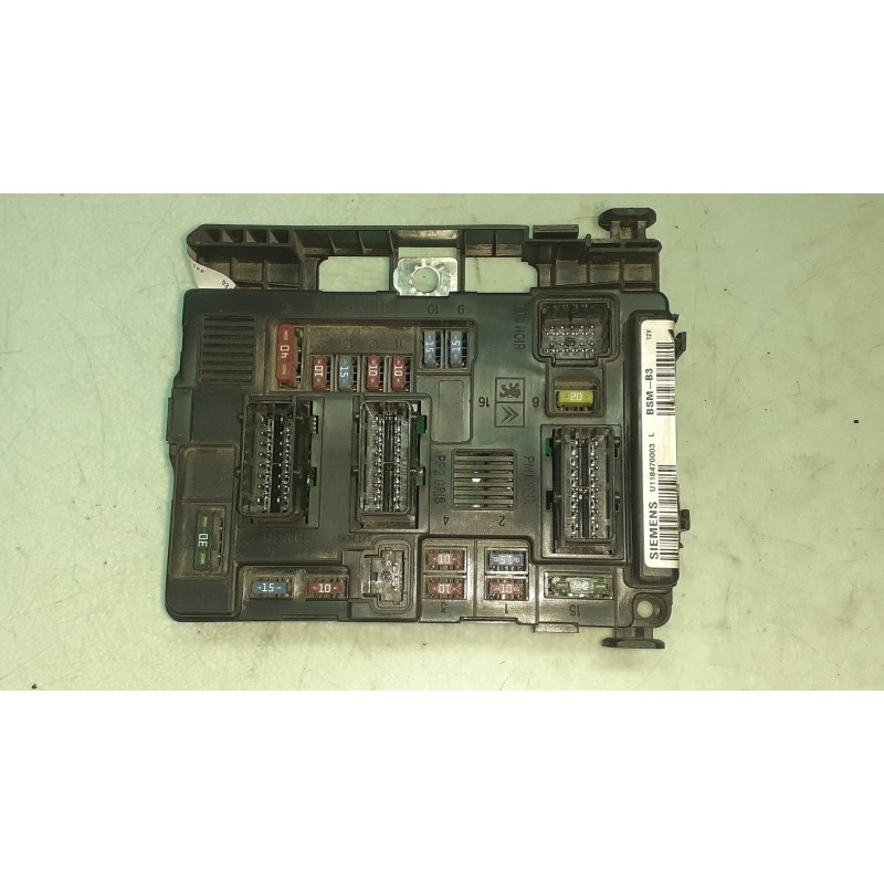 Recambio de caja reles / fusibles para citroen xsara picasso 1.6 hdi 110 sx top referencia OEM IAM 965061848000 BSM B3 SIEMENS