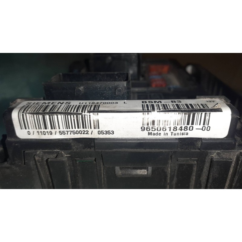 Recambio de caja reles / fusibles para citroen xsara picasso 1.6 hdi 110 sx top referencia OEM IAM 965061848000 BSM B3 SIEMENS